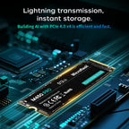 Microflash M450 PRO M.2 NVMe PCIe 4.0 SSD Up to 5000MB/s