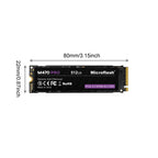 Microflash M470 PRO M.2 NVMe PCIe 4.0 SSD Up to 7000MB/s