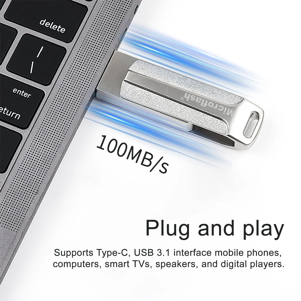 Microflash MD267 USB 3.1 Gen1 Type-C Flash Drive