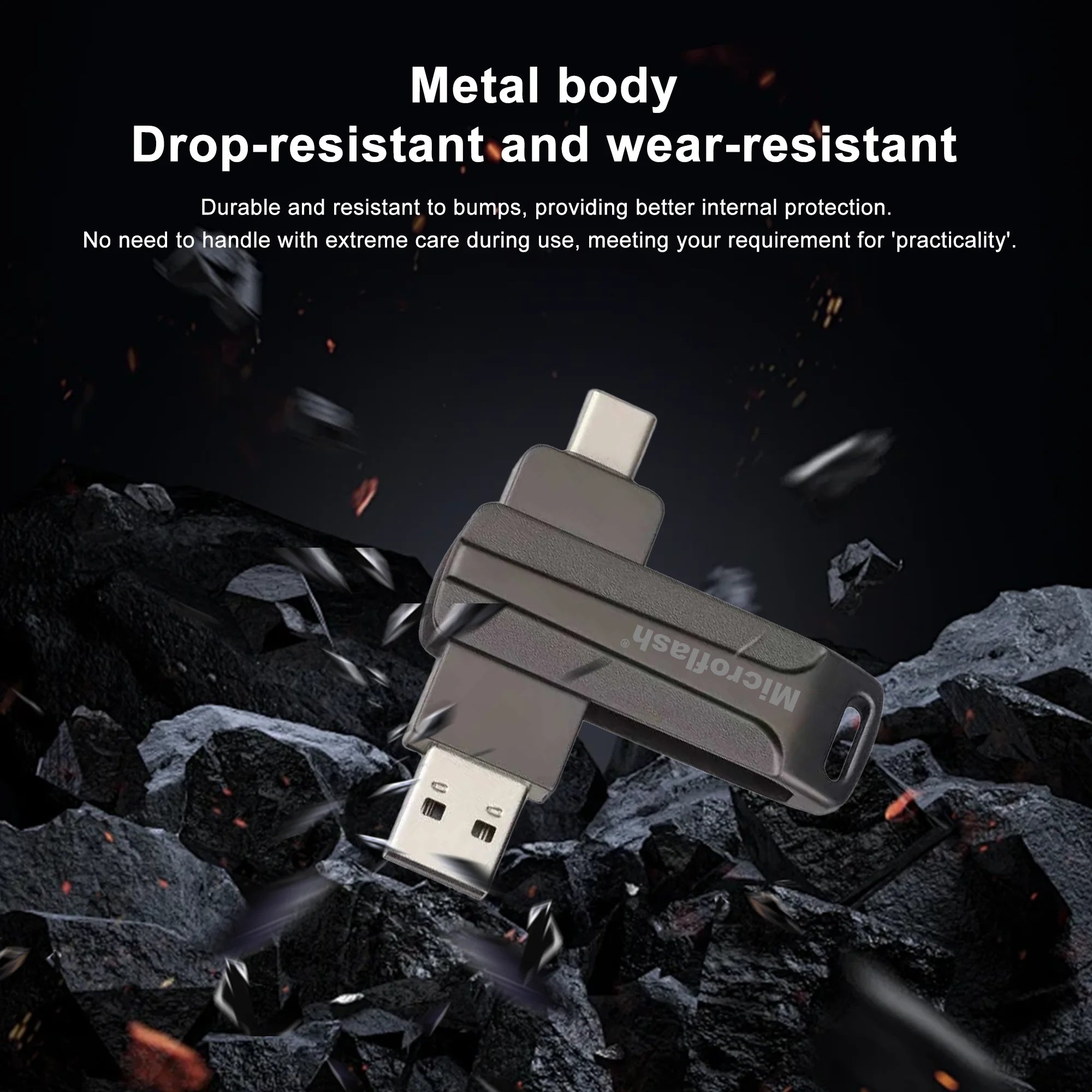 Microflash MD267 USB 3.1 Gen1 Type-C Flash Drive