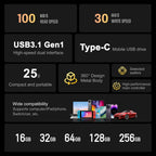 Microflash MD267 USB 3.1 Gen1 Type-C Flash Drive